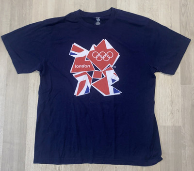 London 2012 Olympics T-Shirt XL Blue Olympic Games Official