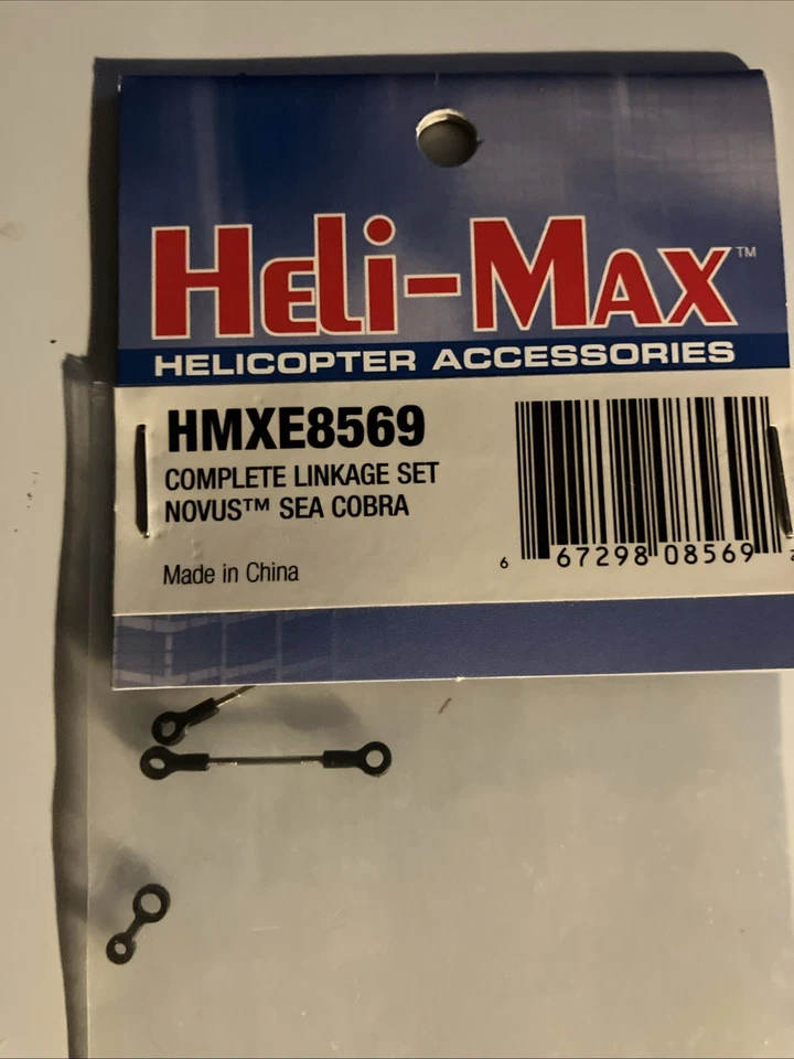 HMXE8569 HELI-MAX COMPLETE LINKAGE SET NOVUS SEA COBRA & HMXE7923 - Image 4 of 4