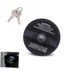 1 PC Locking Gas Cap Fuel Tank with Key, ABS Plastic Anti-theft Fuel Cap