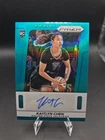 2025 Panini Prizm WNBA Throwback Signatures Teal #TB-KC Kaitlyn Chen RC Auto /35