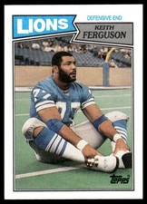 Keith Ferguson 1987 Topps #326 Detroit Lions 32744 Football Card
