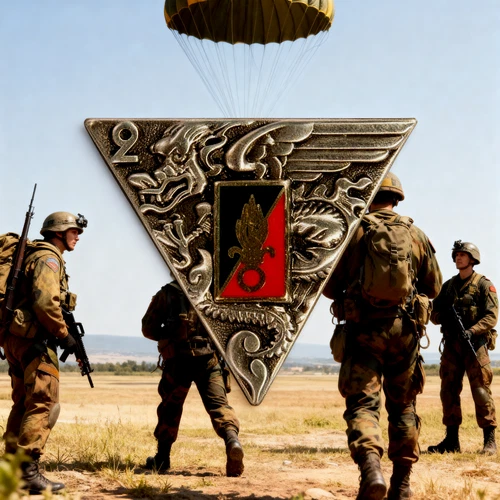TAP PARA 2°REP - Military Paratrooper Badge or Patent (Legion & Armies)