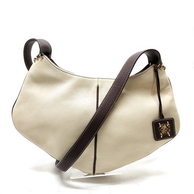LOEWE Shoulder Bag Beige Leather 2655891