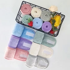 Adjustable Makeup Headband Soft Face Wash Towel Bath Spa Facial Hairband!