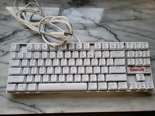 Redragon K552-WR Mechanical Gaming Keyboard Rainbow LED Backlit Wired White