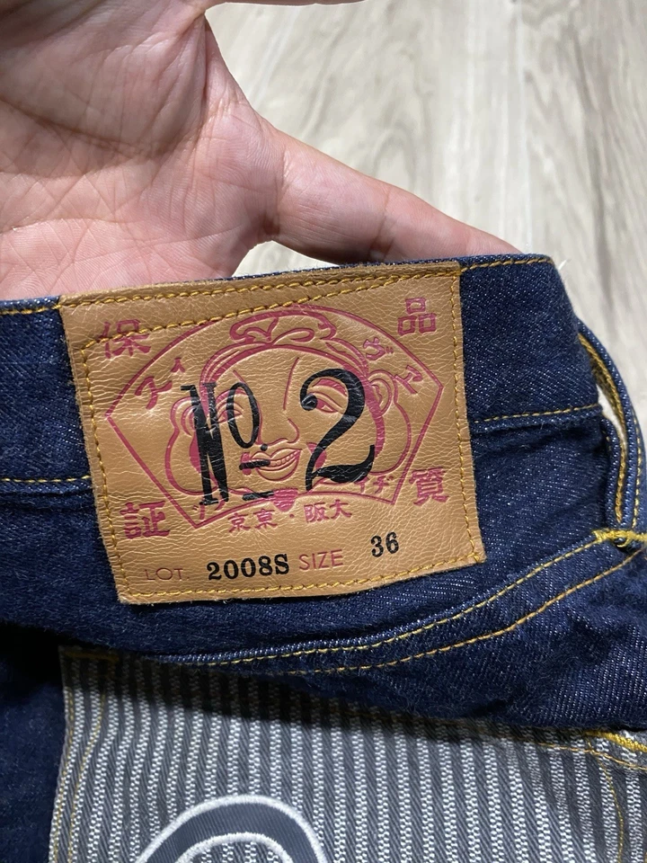 Evisu Vintage Japanese Denim Jeans Shorts Y2K Men’s Size 36 - Image 4 of 4