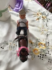 zapf creazione mini bambola/cavallo nato bambino. carrello.