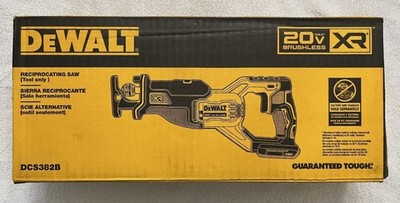 New Dewalt DCS382B 20 Volt Max Brushless Variable Speed Reciprocating Saw NIB