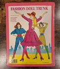 1980s Tara Toy Corp. Fashion Doll Trunk Vintage for Barbie sized dolls, w/ flaws