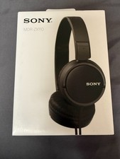 Sony MDR  ZX110 Wired On  Ear Headphones   Lightweight, Foldable, 30  mm Drivers