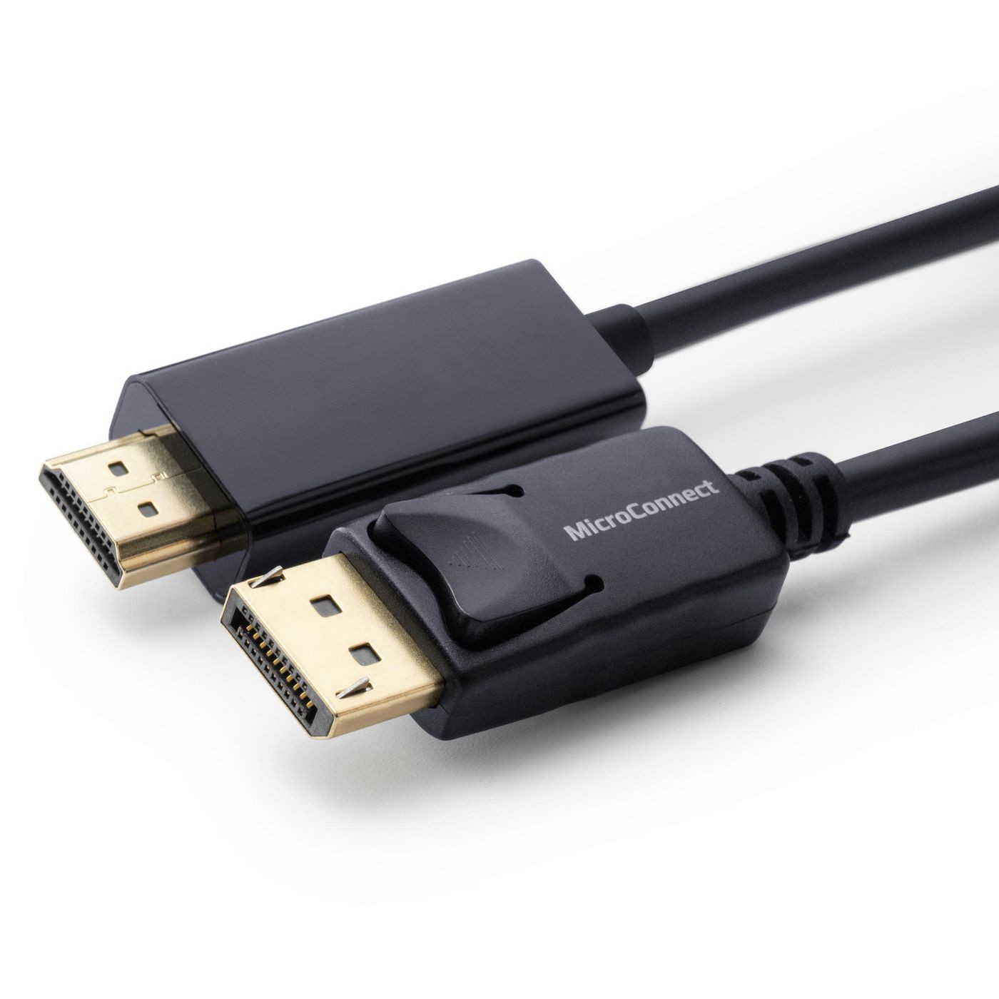 MicroConnect MC-DP-HDMI-100 DisplayPort to HDMI Cable 1m Gold-Plated Black