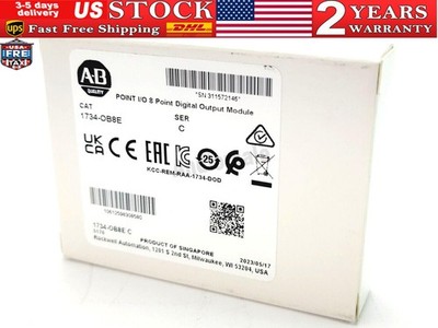 Allen Bradley 1734-OB8E Output Module Ser C 8 POINT 24VDC 8-Ch NEW 12/54box/snps
