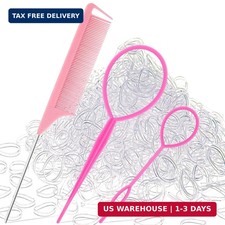 1000Pcs Hair Rubber Bands, Soft Small Hair Elastics for Girls and Women, 2pcs To