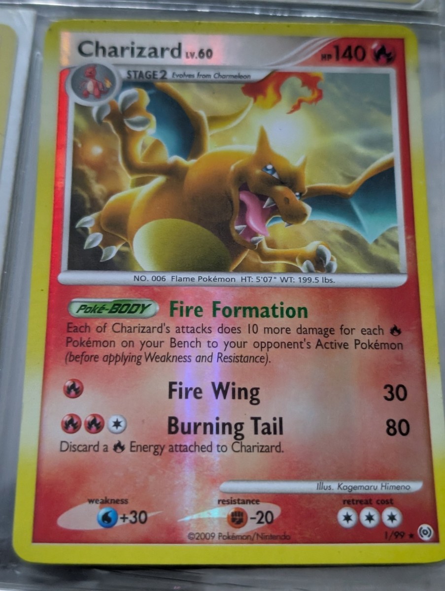 charizard pokemon card 2009 Pokemon Charizard Spirit Link 75/108 (LOT OF 2) XY Evolutions, TCG NM –  CardboardandCoins.com main image 0