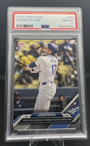 2024 TOPPS NOW #665 SHOHEI OHTANI PSA 10