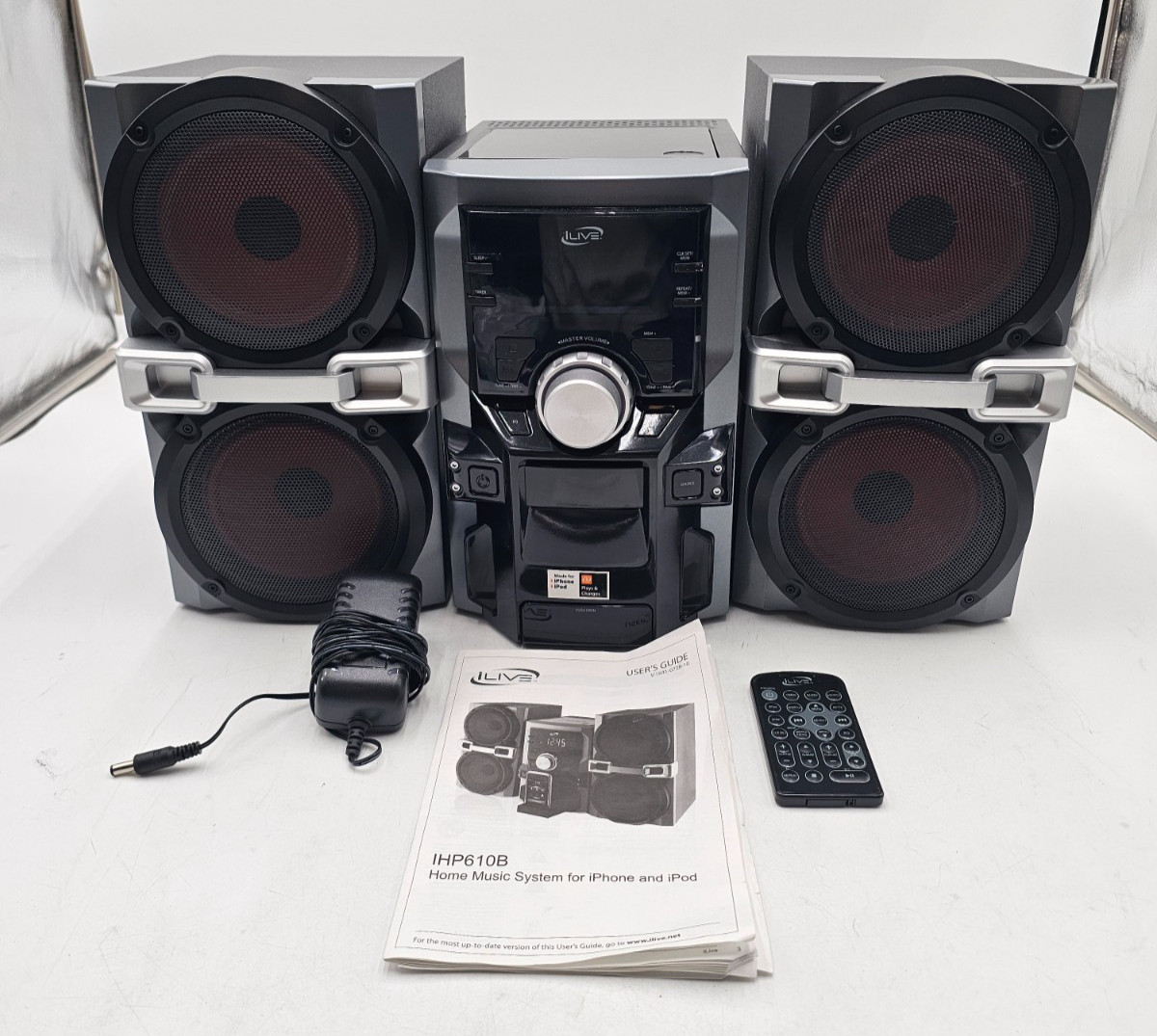 iLive IHP610B  Home Music Docking System for iPhone & iPod