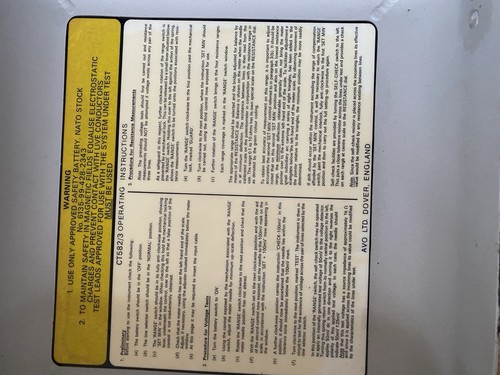 AVO general purpose safety test set,military test equipment,vintage test equip - Picture 9 of 16