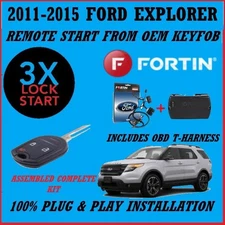 100% Plug and Play Remote Start 2011-2015 Ford Explorer 3X LOCK