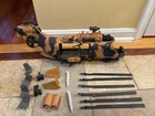 Vintage 1986 GI Joe Tomahawk Helicopter Chopper Incomplete Missing Parts Hasbro
