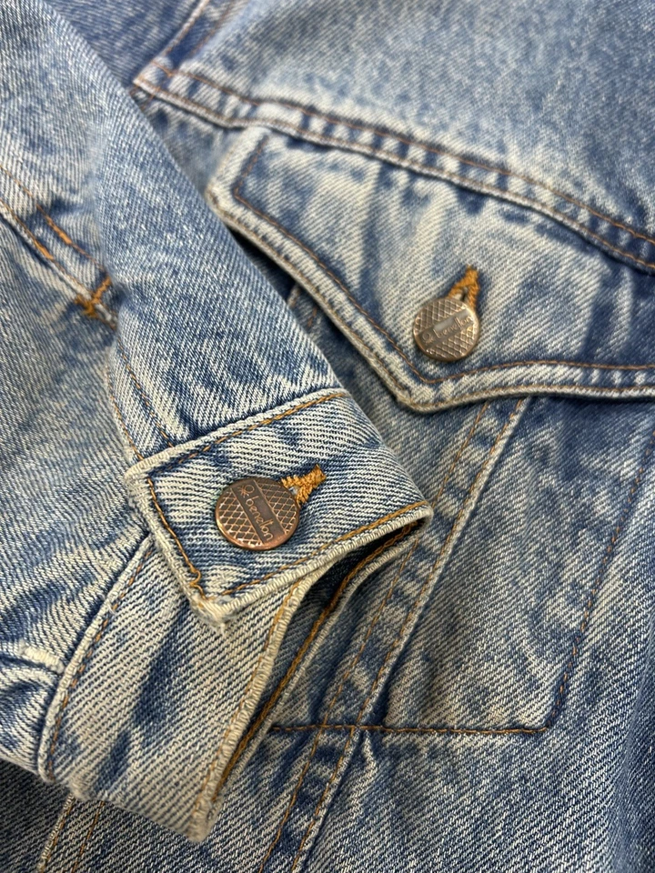 Chaqueta de camionero vintage Benetton Denim talla grande Foto 4 de 4