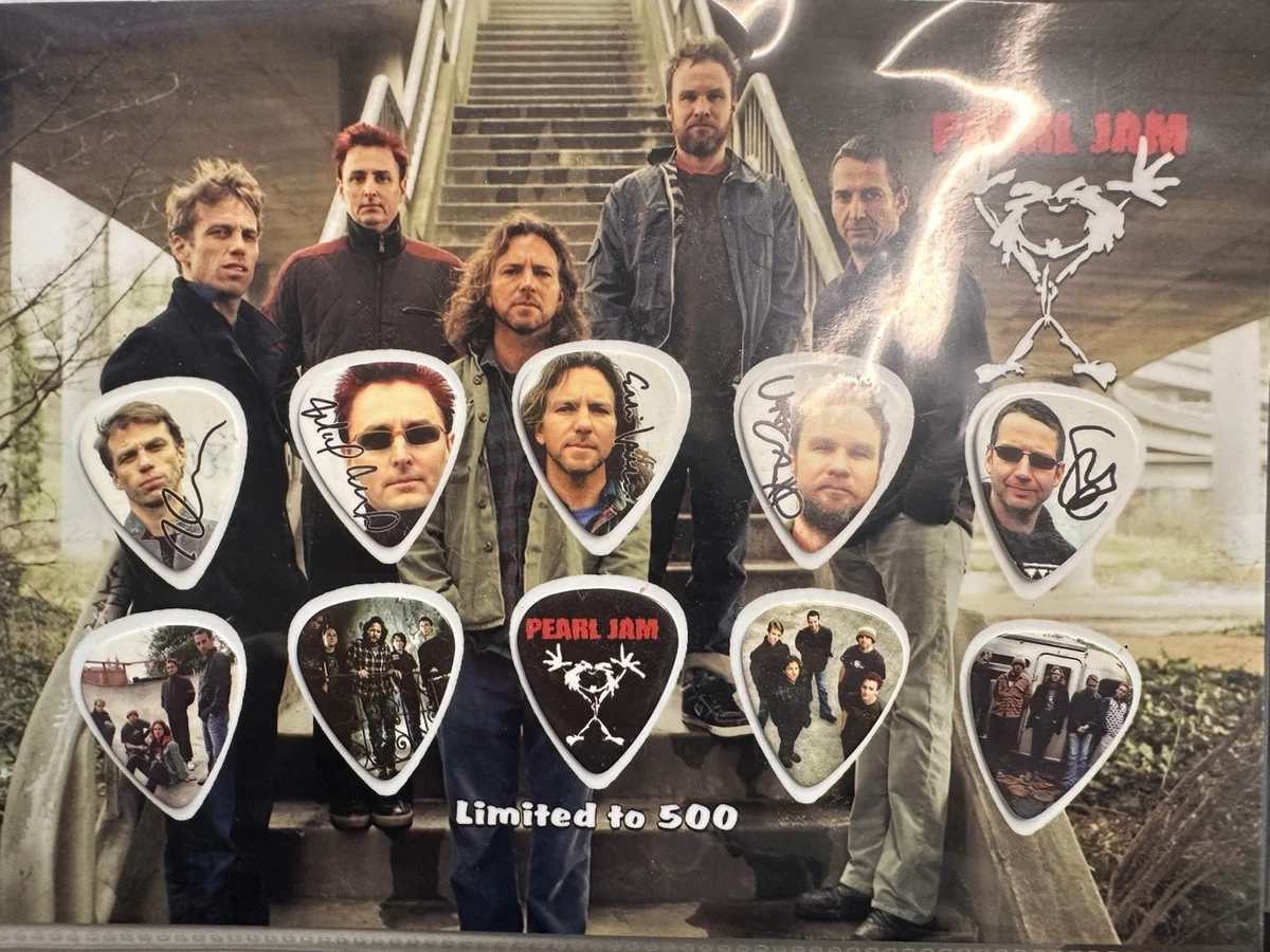 Pearl Jam Signed In Original Autographed Rock & Pop Guitars