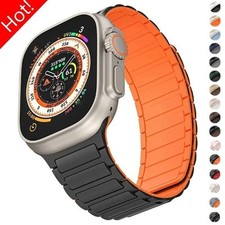 Cinturino magnetico sportivo per Apple Watch Ultra 2, 9, 8, 7, 6, 5, 4, 38-49 mm