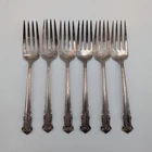 Lot of 6 Sterling Silver Lunt Alexandra Forks 200g