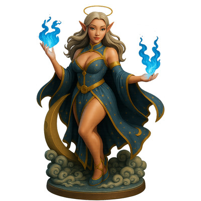 Selene by Hold My Miniatures | D&D | DnD | Exotic | Print on Demand | Pinup