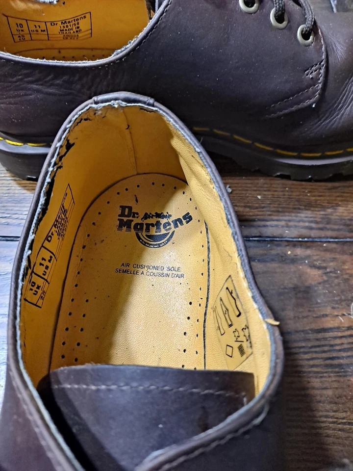Винтажный Dr. Martins размер 11 Drk. Коричневый отличное состояние товара - Изображение 2 из 4