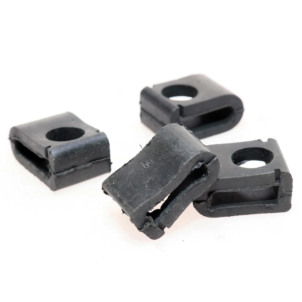 PARACHOQUES DE GOMA PARA CAPÓ TOYOTA COROLLA KE20 KE25 KE26 TE20 27 4 PIEZAS 1970-1978 Foto 2 de 4