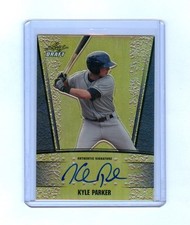 KYLE PARKER 2011 LEAF DRAFT PURPLE REFRACTOR AUTO RC #11/25