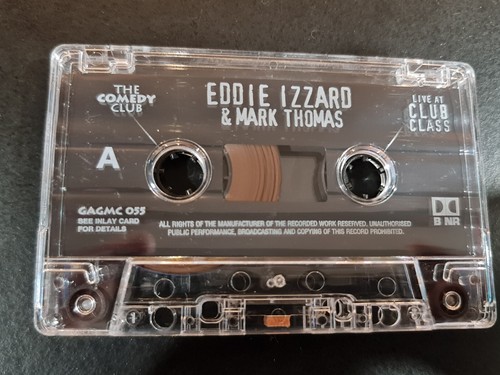 Eddie Izzard & Mark Thomas - Live At Club Class - CASSETTE - RARE - 1996 - Picture 9 of 10