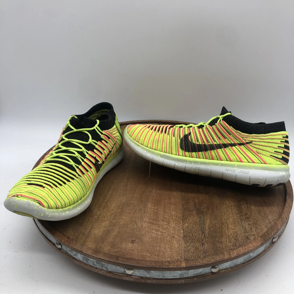 Nike Free RN Motion Women s Running Shoes Volt Pink Yellow 843434