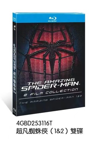 The Amazing Spider-Man 1-2:2 Disc1080P All RegionPlay Seal Box