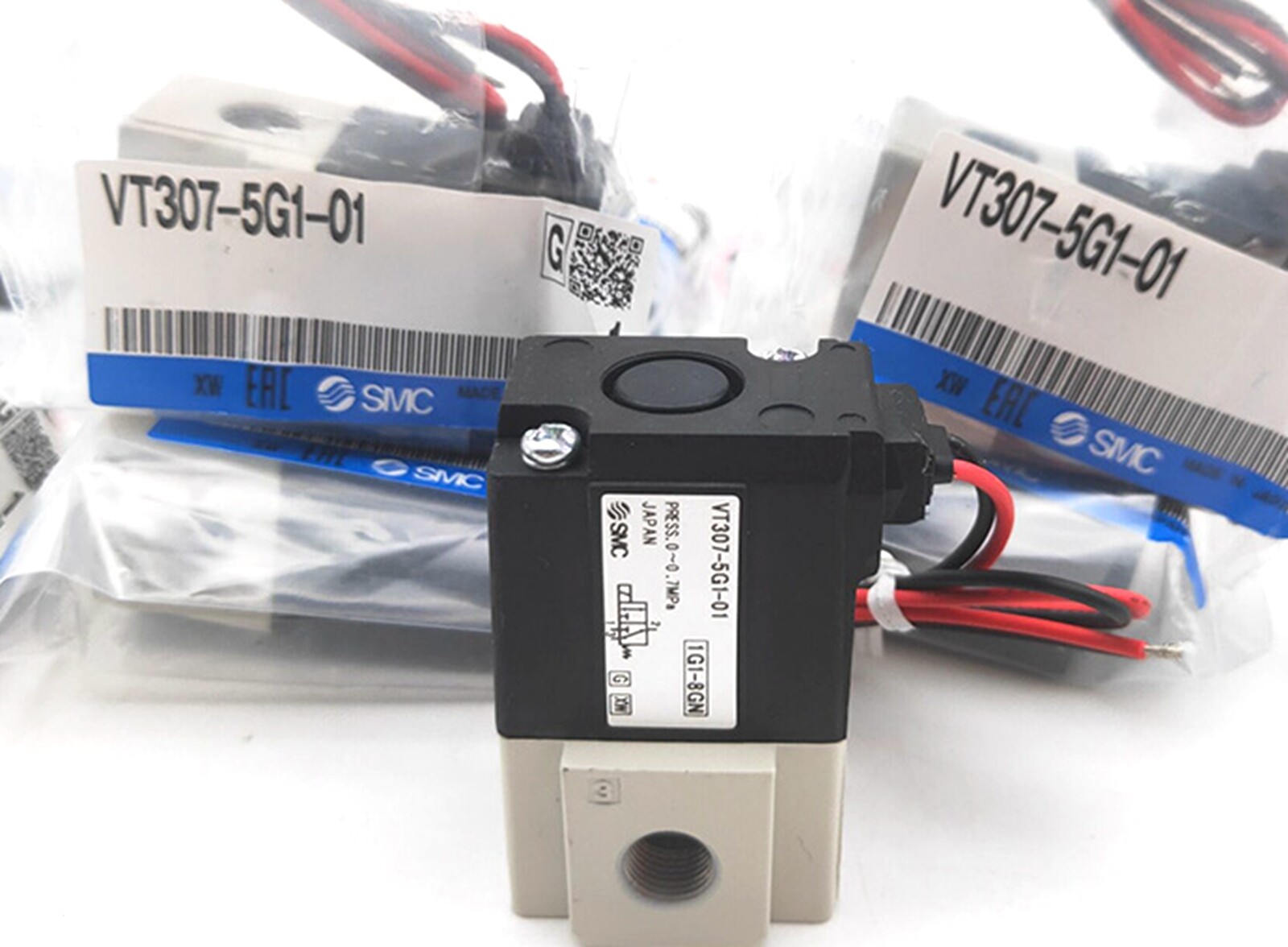 NEW SMC VT307-5G1-01 3-Port Direct Operated Poppet VT3/VO3 Solenoid Valve VT/VO