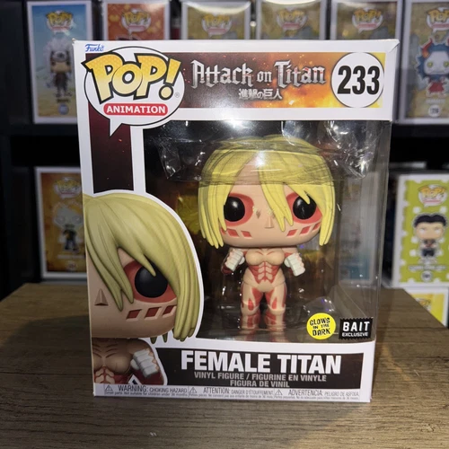 Funko Pop! Attack On Titan Female Titan Glow In The Dark Bait Exclusive #233