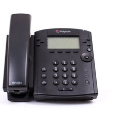 Polycom VVX 300 VoIP 6 Line Business Media Phone - Black