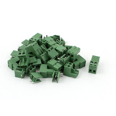 20Paar 2Pins Rastermaß 5,08mm Stecker Buchse PCB Screw Terminal Block