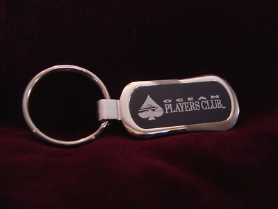 Ocean Players Club Metal Key Chain / Key Ring Holder, Ace of Spades, Cruise Ship