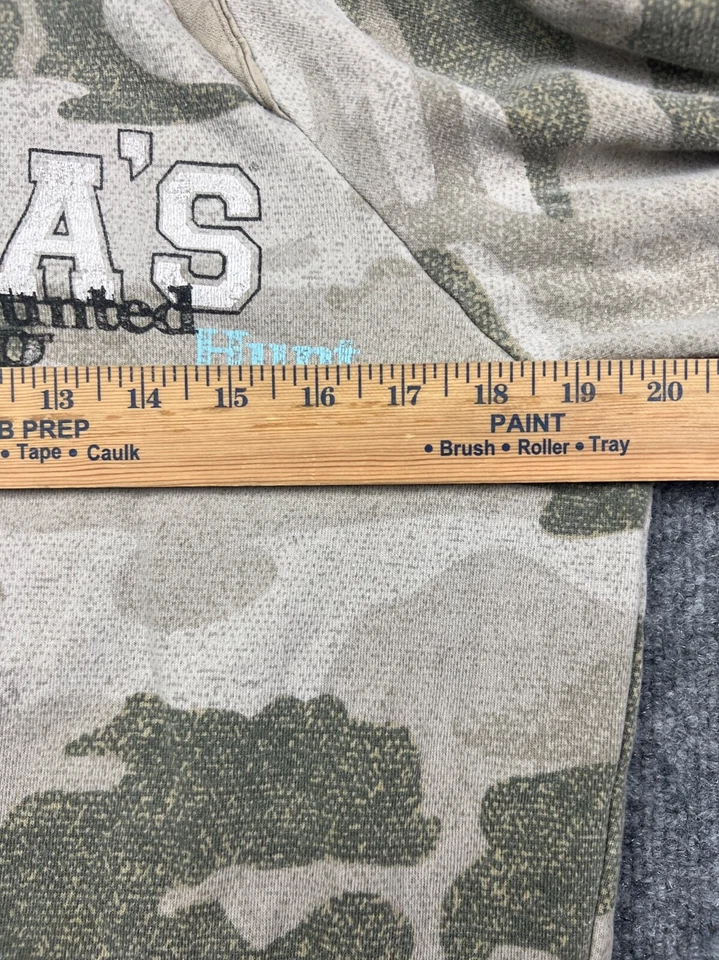 Cabela's Sudadera Para Mujer S Verde Azul Camuflaje Capucha Bolsillo Caza Foto 4 de 4