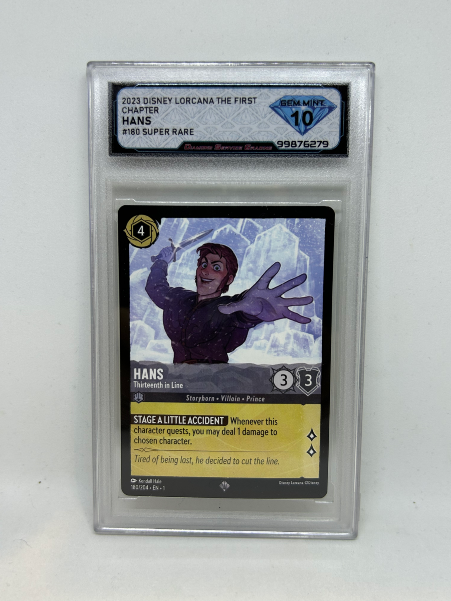 Hans Thirteenth in Line 180 Super Rare The First Chapter Lorcana