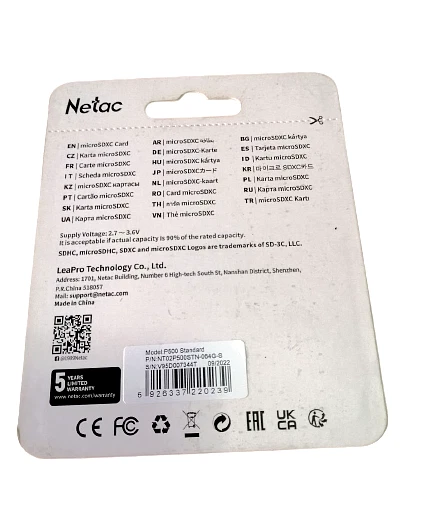 NETAC 64GB Micro Sd Card Mini Class 10 Tf Memory Card Brand New - Image 2 of 4