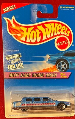 HOT WHEELS BIFF! BAM! BOOM! SERIES LIMOZEEN #542. SEE COMBINED OFFERS!