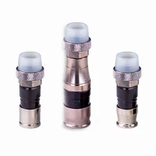 SatelliteSale Indoor/Outdoor Coaxial Weather-Seal Connectors for Coax Cables