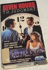 Seven Hours To Judgment VHS Media 1988 Beau Bridges , Leibman Phillips Rare oop