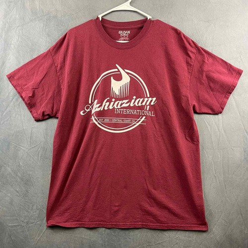 Gildan Men's XL AzHiAzIAm Surf Shop Morro Bay Graphic Print Central