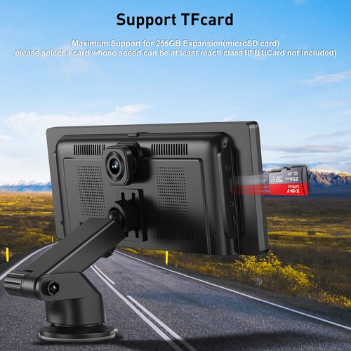 11.3" Portable Wireless Apple CarPlay Android Auto Touch Screen Car Radio Stereo - Picture 10 of 13