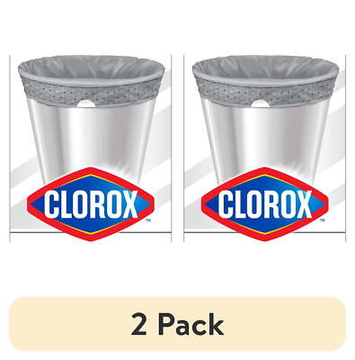 (2 pack) Gallon Small Drawstring Trash Bags, Lemon Fresh