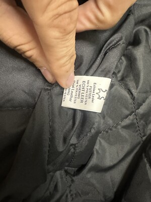Veste Moto Cuir Homme Vintage - Marque Rock Shox - Taille 42 - Noir - Occasion Très Bon État