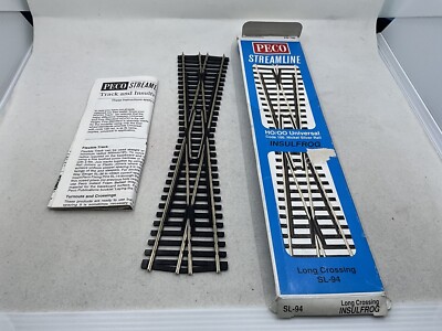 NIB PECO Code 100 Streamline Insulfrog 12 Degree Long Crossing #SL-94